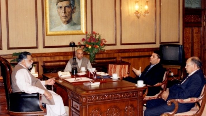 PM OFFICE MEETING IN PAKISTAN – 2003